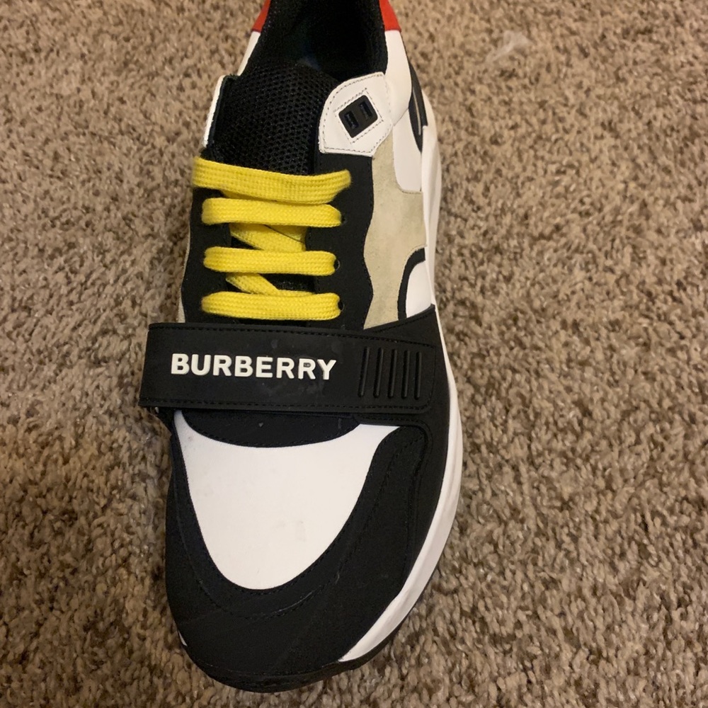 Burberry sneakers.